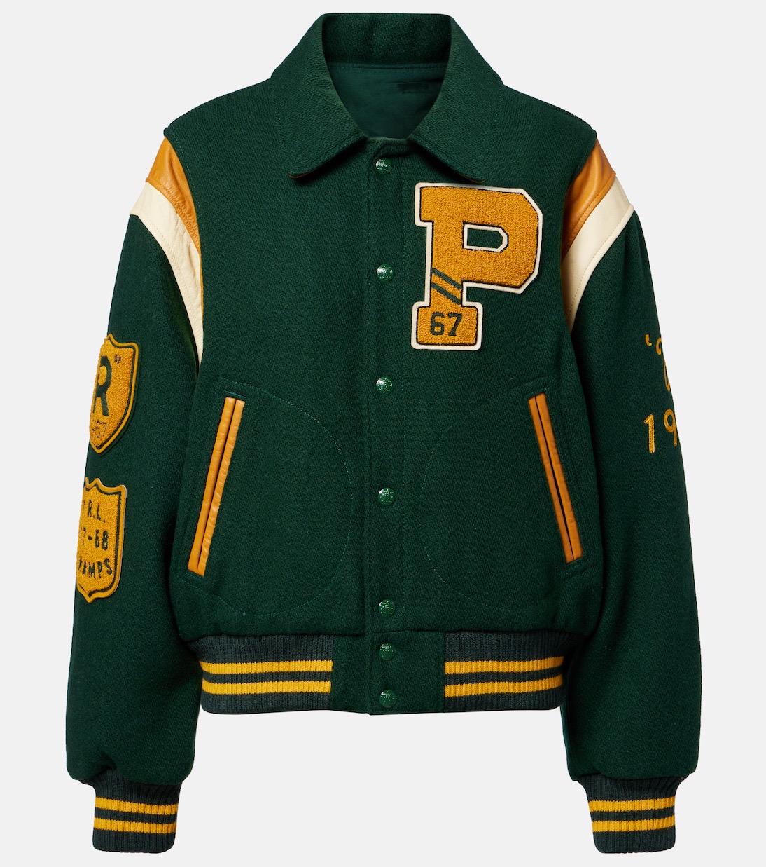 Ralph Lauren Varsity Jacket – Green Wool Letterman 1967 Polo NY