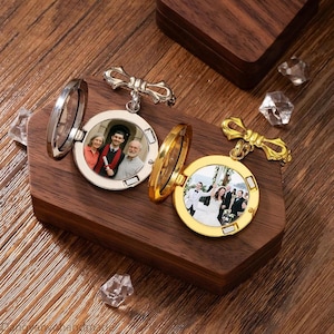Custom Wedding Lapel Pin - Custom Photo Lapel Pin - Boutonniere Photo Charm - Lapel Pin with Pictures - Memorial Pin for Groom