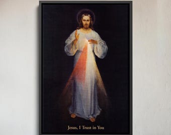 Kazimierowski Eugene,Divine Mercy,Christian Jesus print,art prints,Vintage art,canvas wall art,famous art prints,vertical narrow