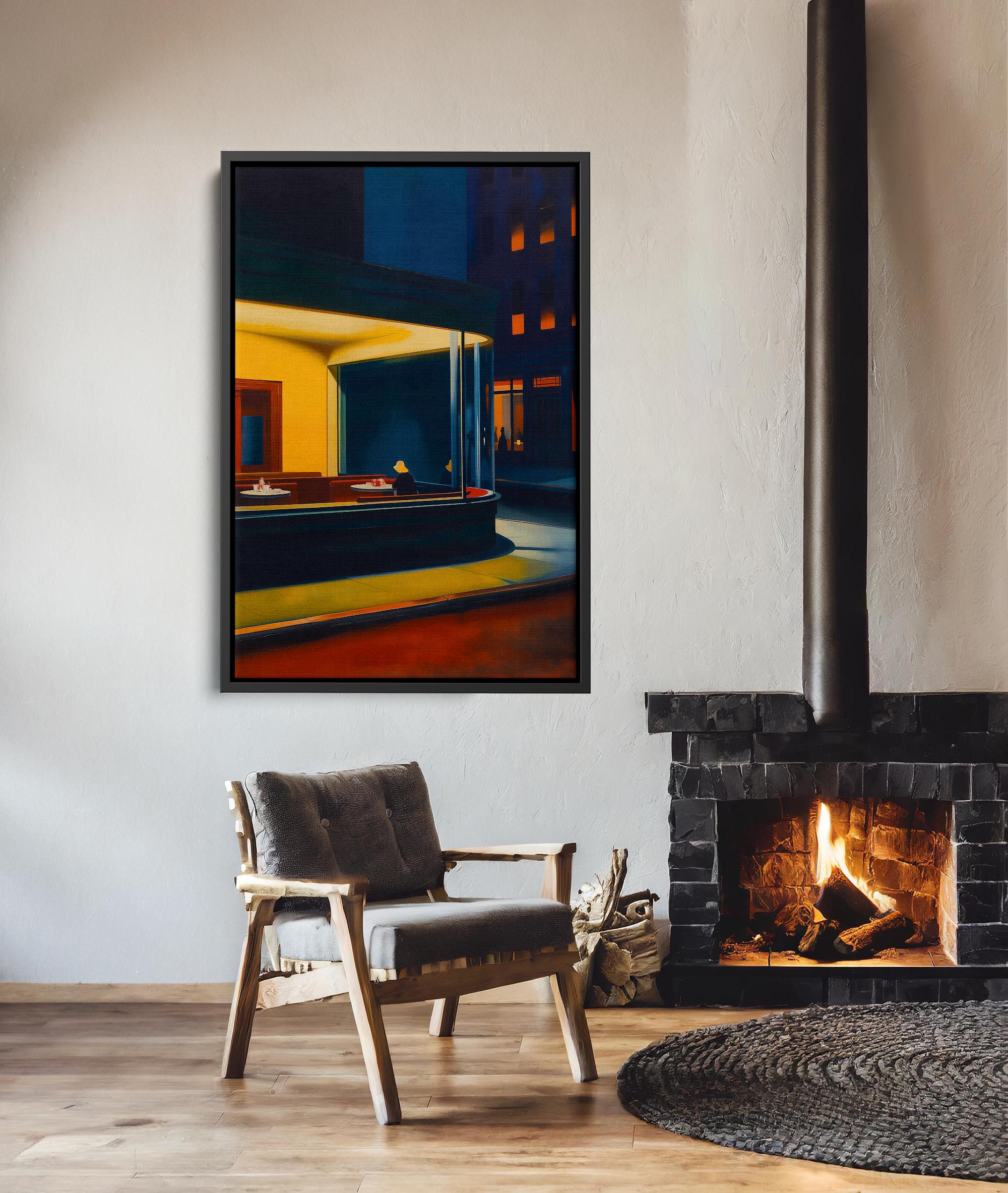 Duty Free Usa Nightlife With E. Hopper by Frank Daske–moody Urban