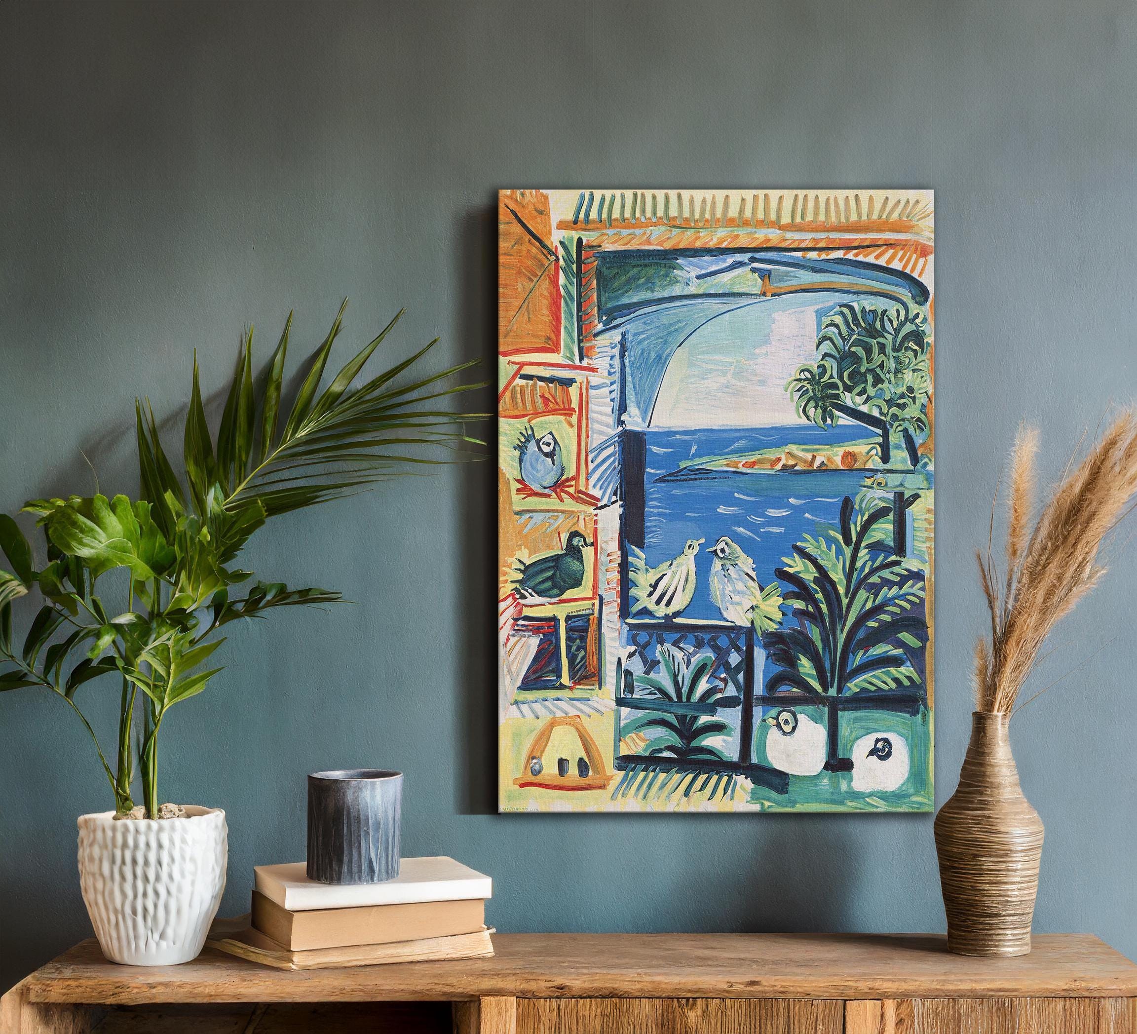 Pablo Picasso Cote D'azur 1962, Picasso Canvas Print, Picasso Art