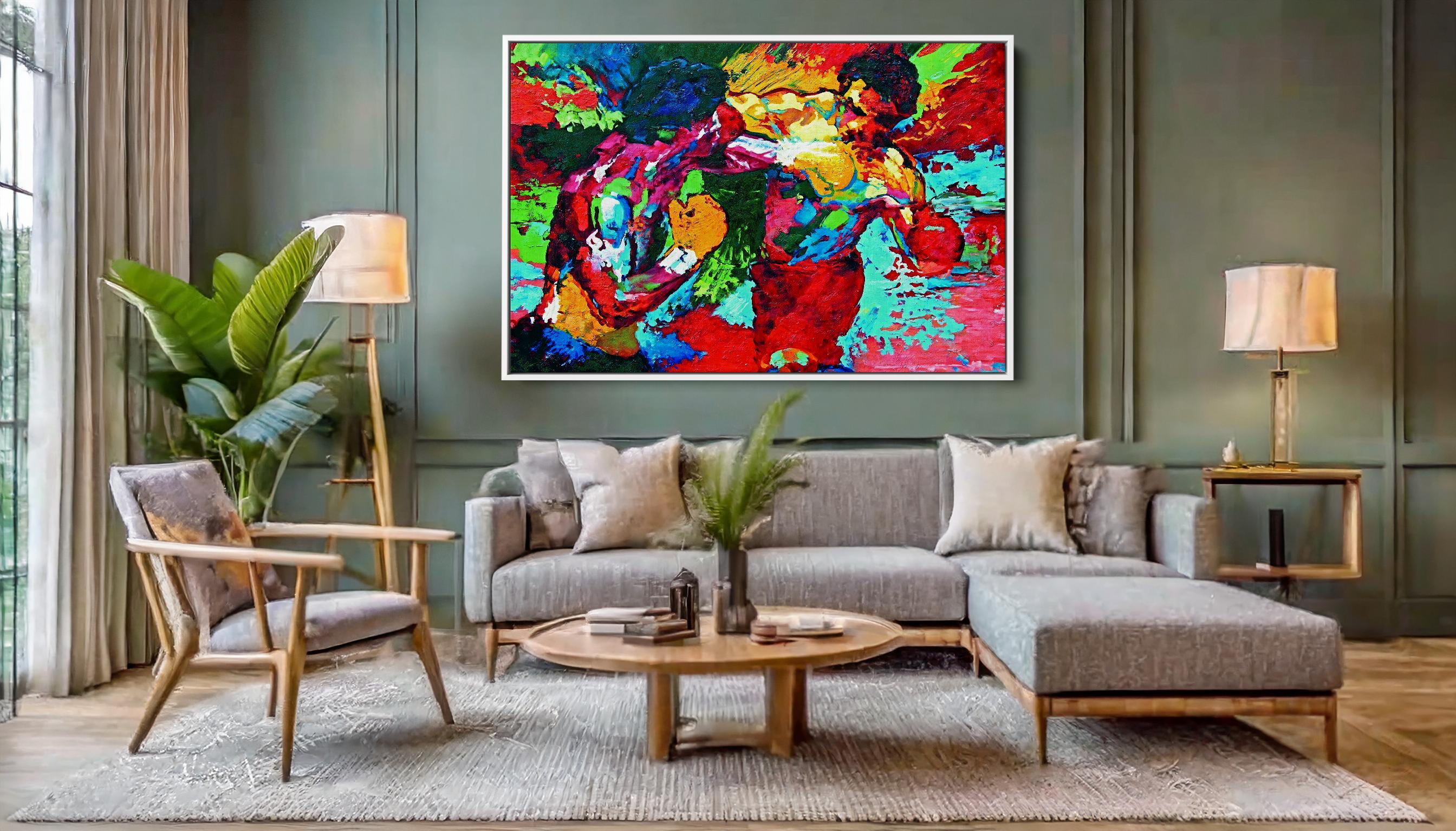 Giclée Fine Art Print; rocky Balboa by Leroy Neiman; Fine Art Print Giclée Fine Art Print; rocky Balboa by Leroy Neiman; Fine Art Print