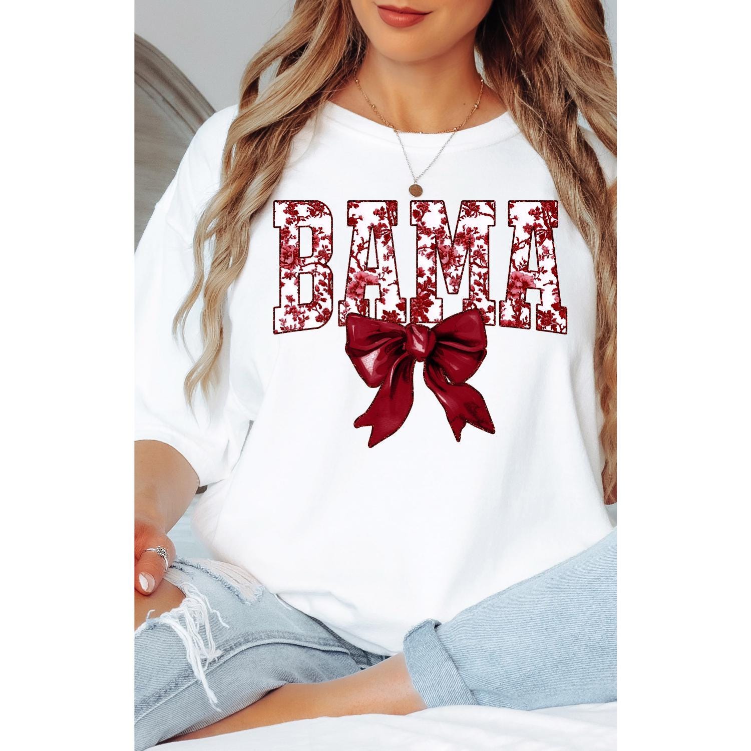 Alabama Crimson Tide Big Bold Letters Adult T-Shirt Size L Gray Tee