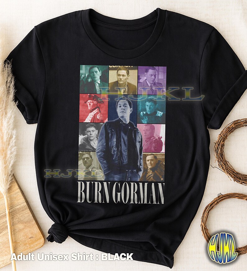 Burn Gorman Bootleg Shirt, Burn Gorman Vintage Tee, Burn Gorman 90s Tshirt, Burn Gorman Retro Tee, Burn Gorman Throwback, Actor, image 1