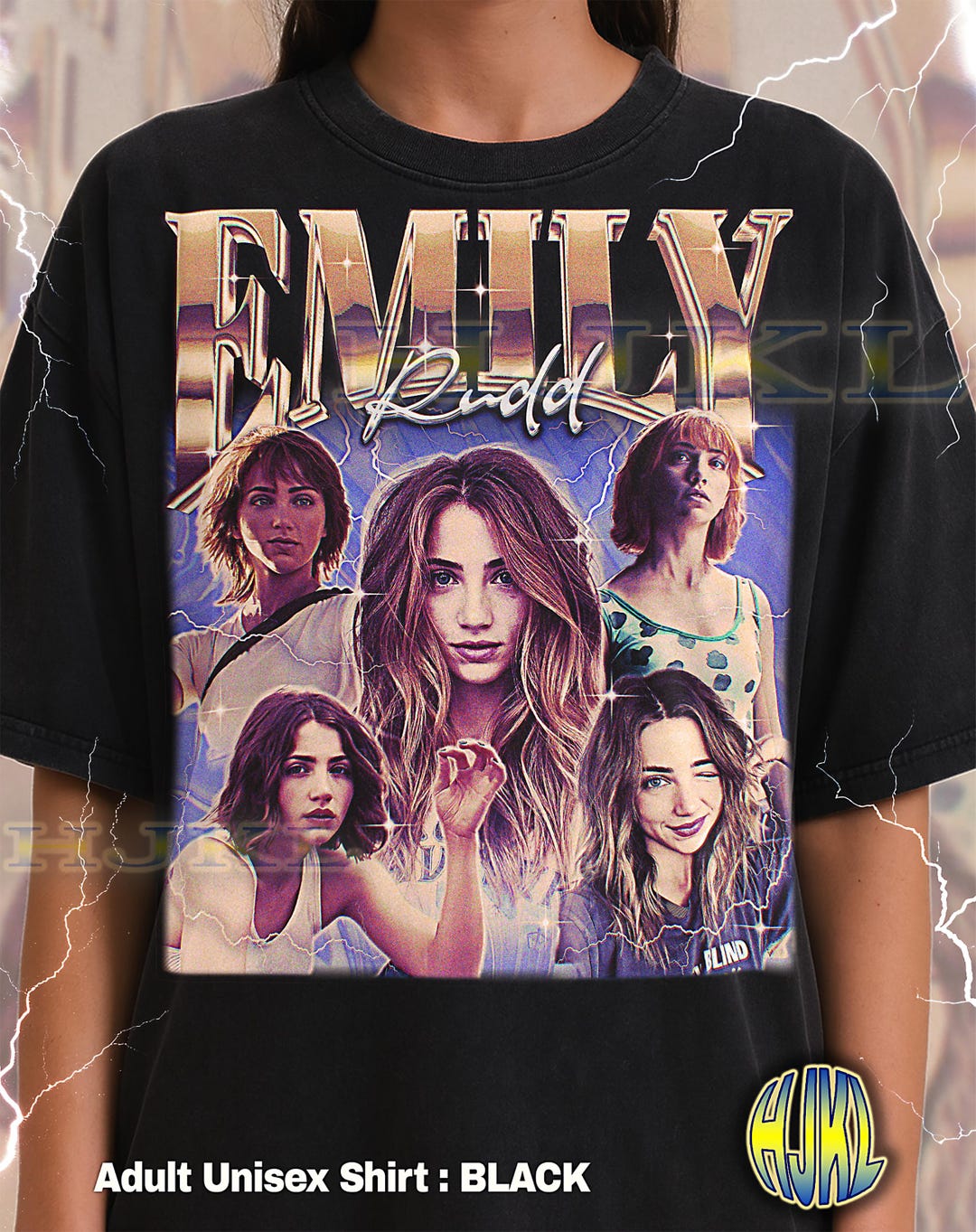 Emily Rudd Pink Shirt Emily Rudd B T-shirt, Vintage Actress Star Celebrity Rising Star Tee ...