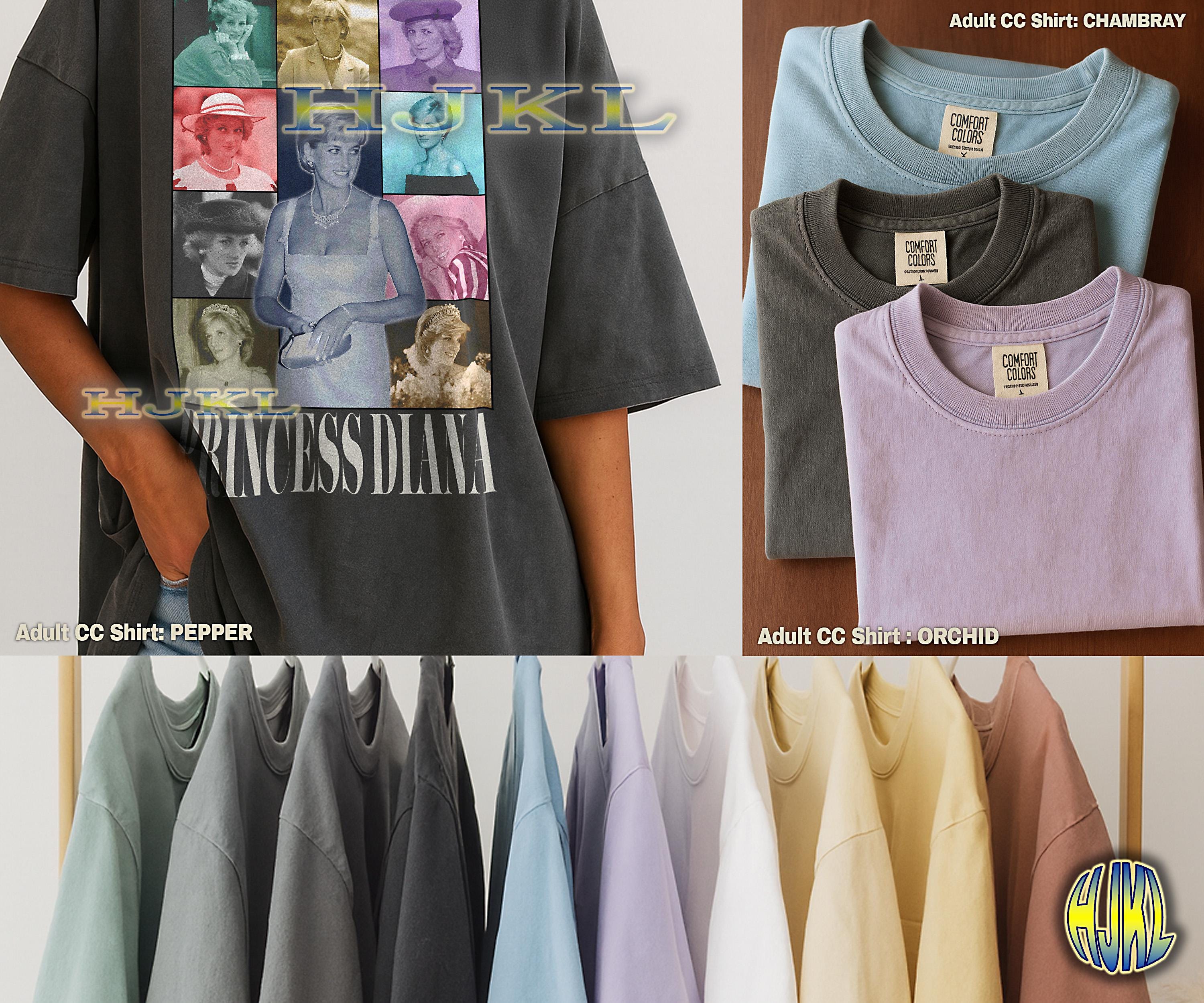 ダイアナ妃シャツ、ダイアナ妃海賊版Tシャツ、ダイアナ妃90年代Tシャツ