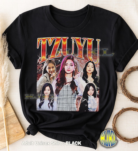 タレントグッズ T-SHIRT〈BLACK〉TZUYU TWICE『THIS IS FOR』