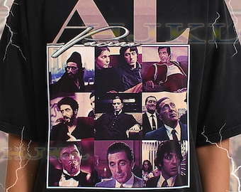 Al Pacino T-Shirt, Vintage Schauspieler Star Legend Artist T-Shirt, 90er Jahre Retro Throwback, Al Pacino Pullover