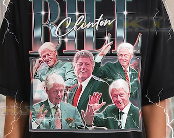 Bill Clinton Bootleg Shirt, Vintage President Leader Iconic 