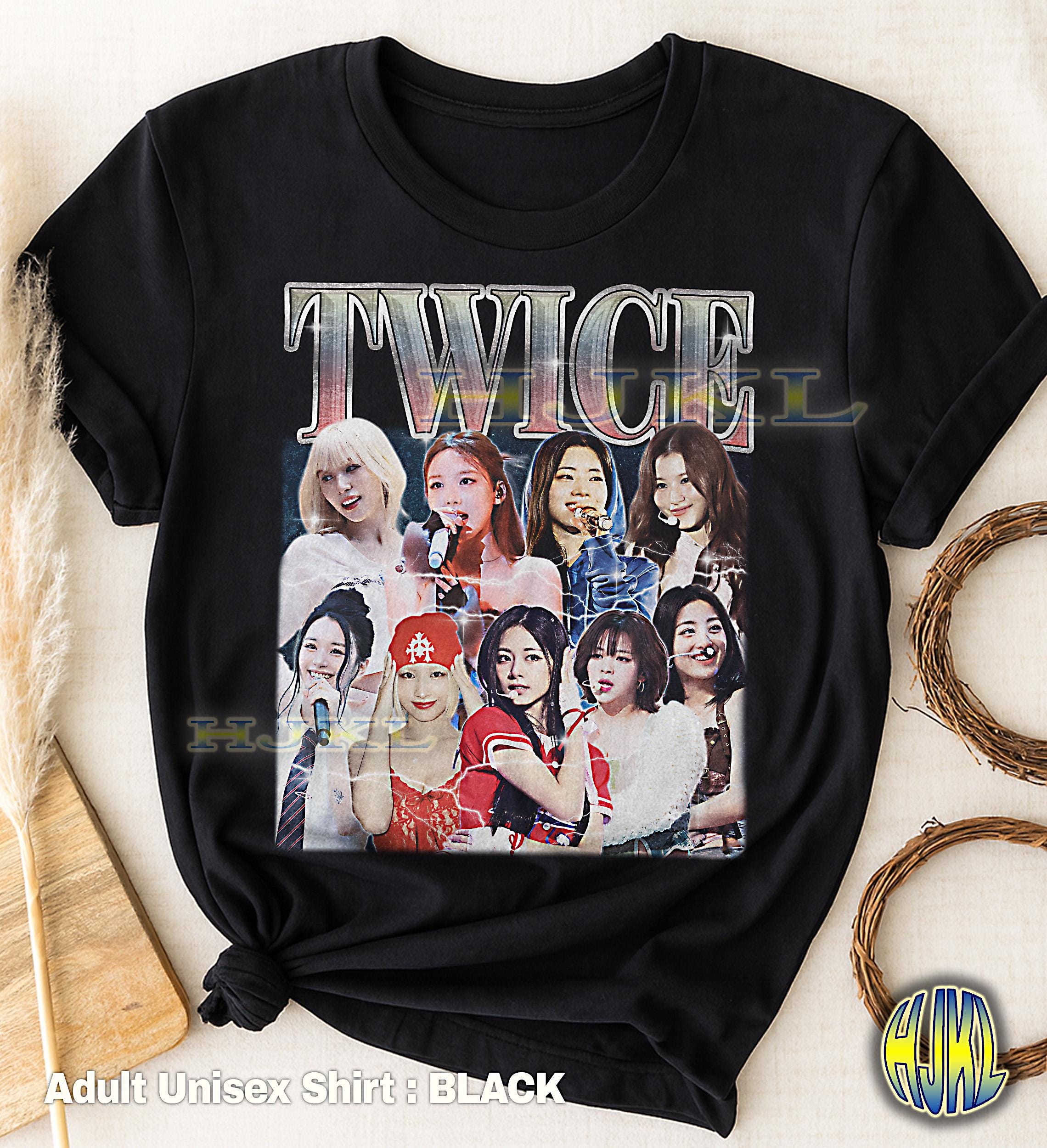 TWICE グラフィティデザイン Tシャツ Twice concert shirt - Etsy 日本