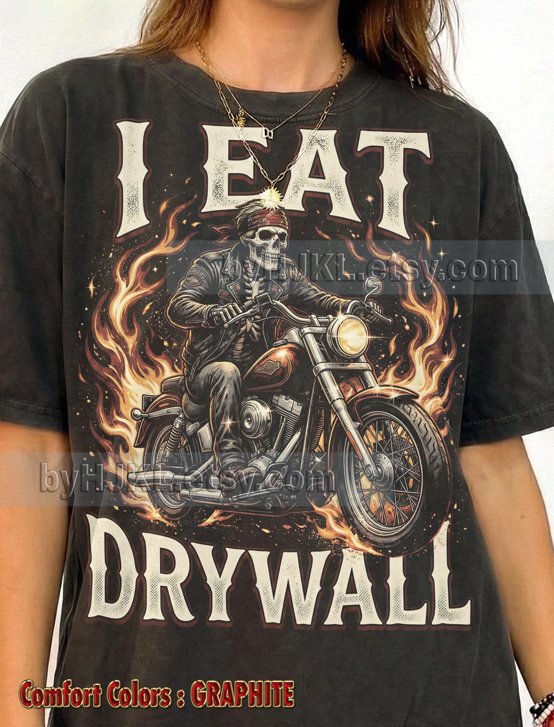 Felpa Con Cappuccio E Tasca A Marsupio Tribal T-Shirts Skeleton Rider Biker - Colori E Taglie A Scelta