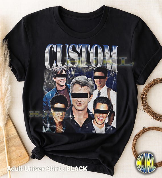 Bootleg Retro Graphic Tee: 90s Vintage Style, Custom Throwback Top