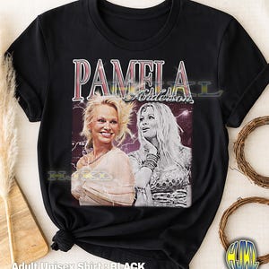 Pamela Anderson Shirt, Pamela Anderson Bootleg Tshirt, Anderson 90s Tee, Anderson Retro, Pamela Anderson Sweater, Star, Model, Celebrity