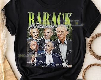 Barack Obama Bootleg Shirt, Vintage President Leader Iconic Tee, 90s Retro Throwback T-shirt, Barack Obama Sweater