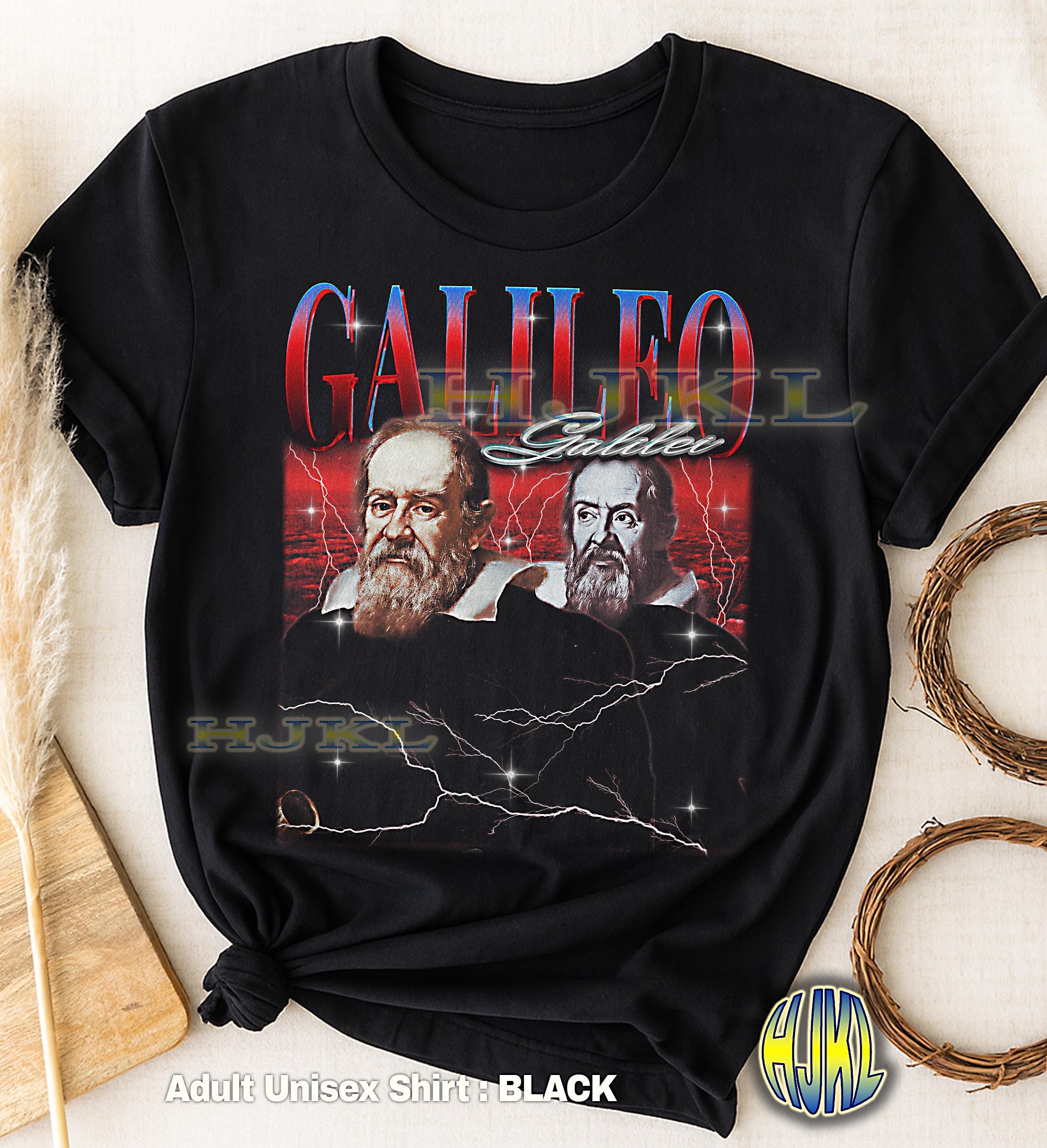 Galileo Galilei Bootleg Shirt, Vintage Scientist Astronomer Genius