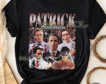 Patrick Bateman Shirt, Patrick Bateman Bootleg Tshirt, Patrick 90s Tee, Patrick Bateman Retro, Patrick Bateman Sweater, Iconic, Complex