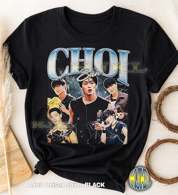 Choi San Bootleg Shirt, Vintage Kpop Idol Performer Dancer Ateez