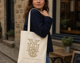 Yorkshire Cotton Tote Bag – Long-Handle YHC Reusable Shopper