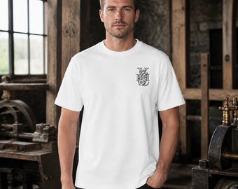 Yorkshire Printed T-Shirt: Unisex Relaxed Fit with Chest and Back Artwork