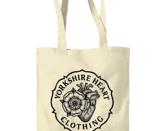 Born in the North - Shoulder Tote Bag (long handles)
