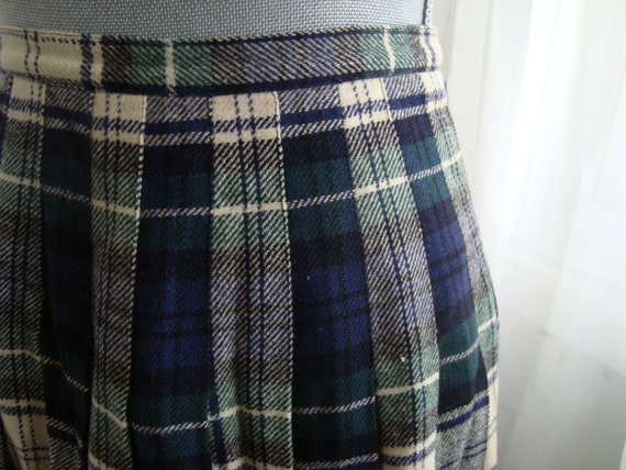 Pleated Tartan Plaid Skirt by Saks Fifth Avenue, … - image 3