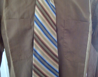 Vintage Silk Tie, Perry Ellis Striped Necktie