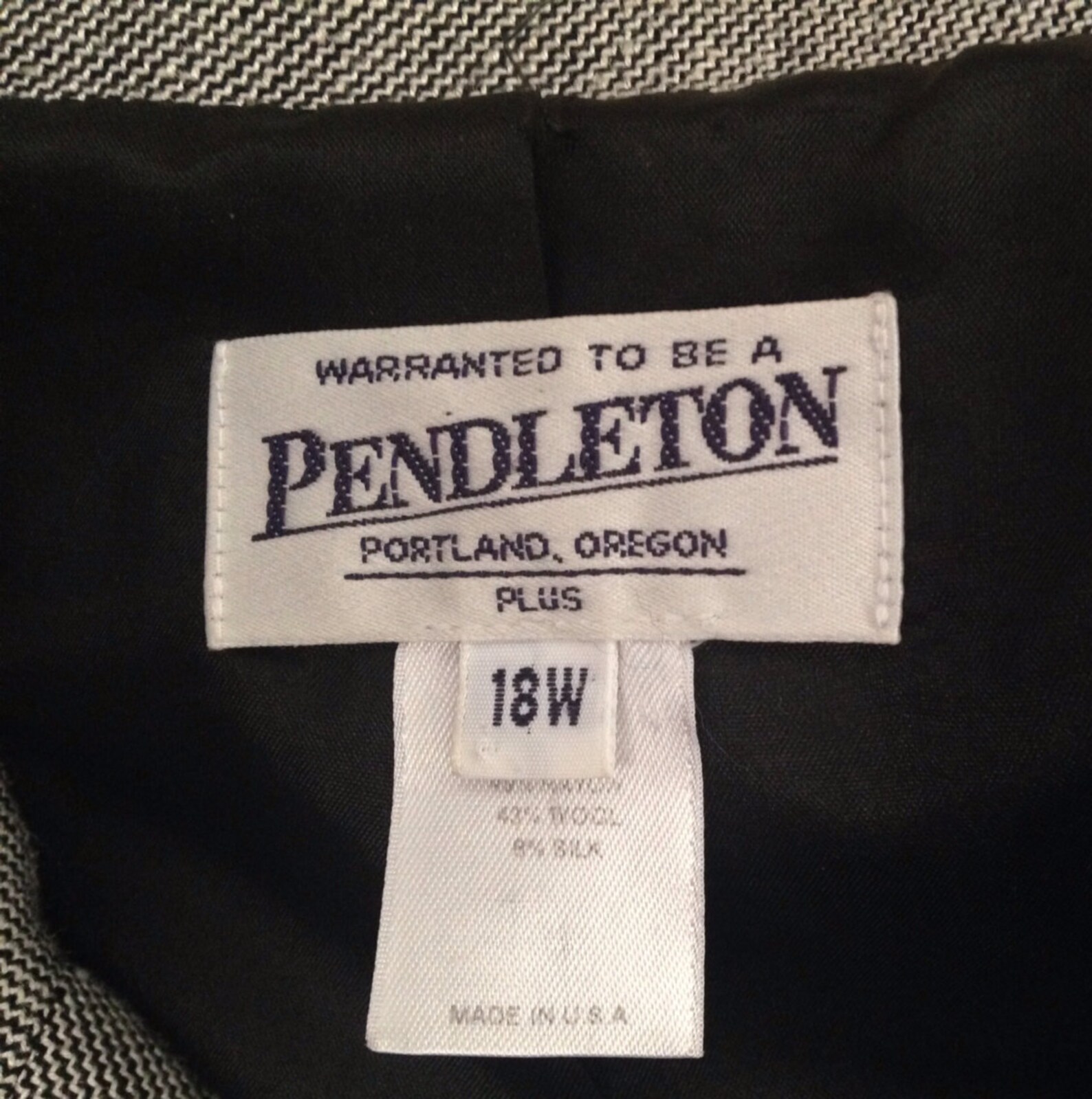 pendleton blazer vintage