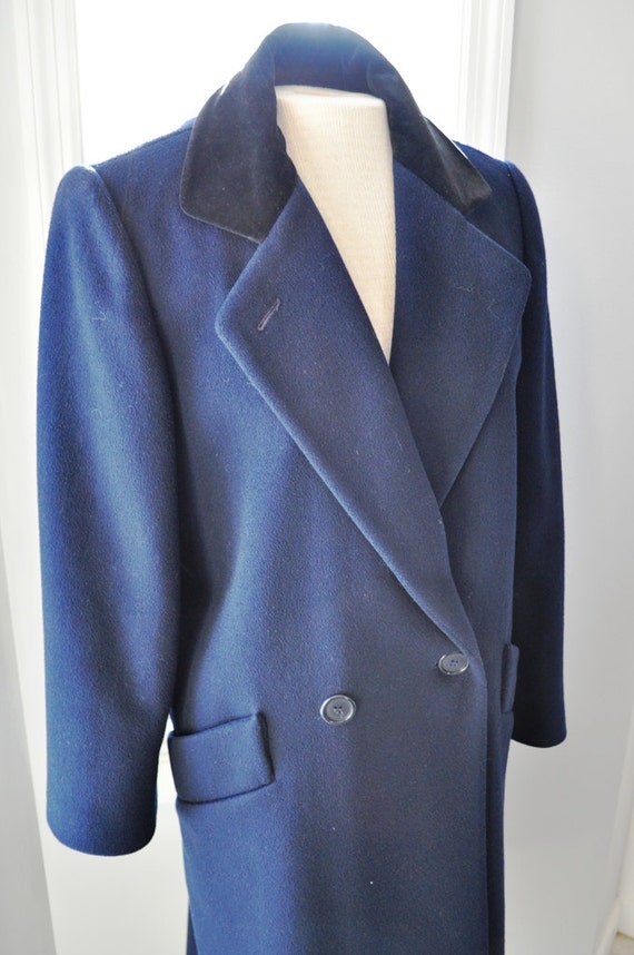 navy wool coat petite
