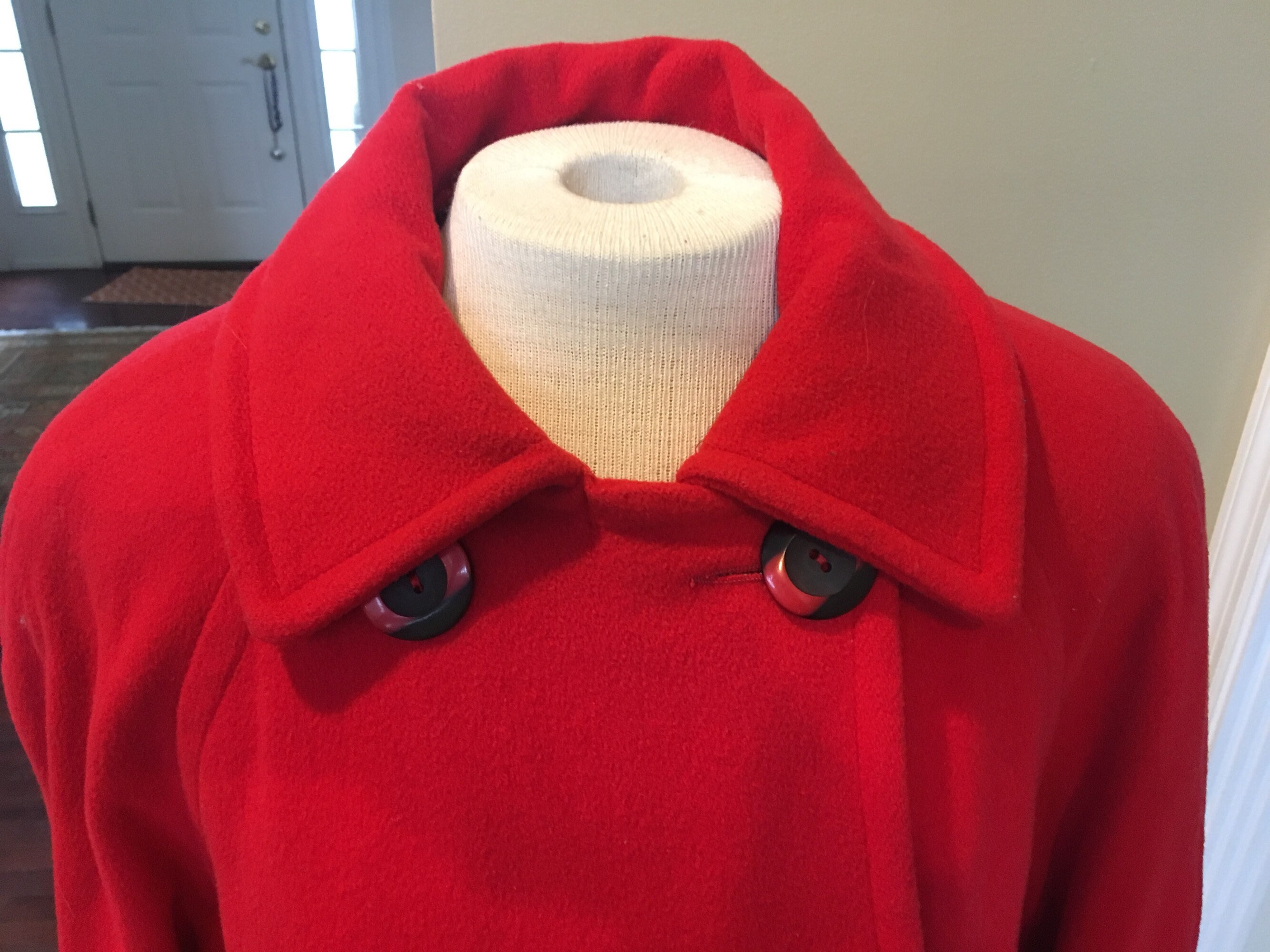 leslie fay wool coat