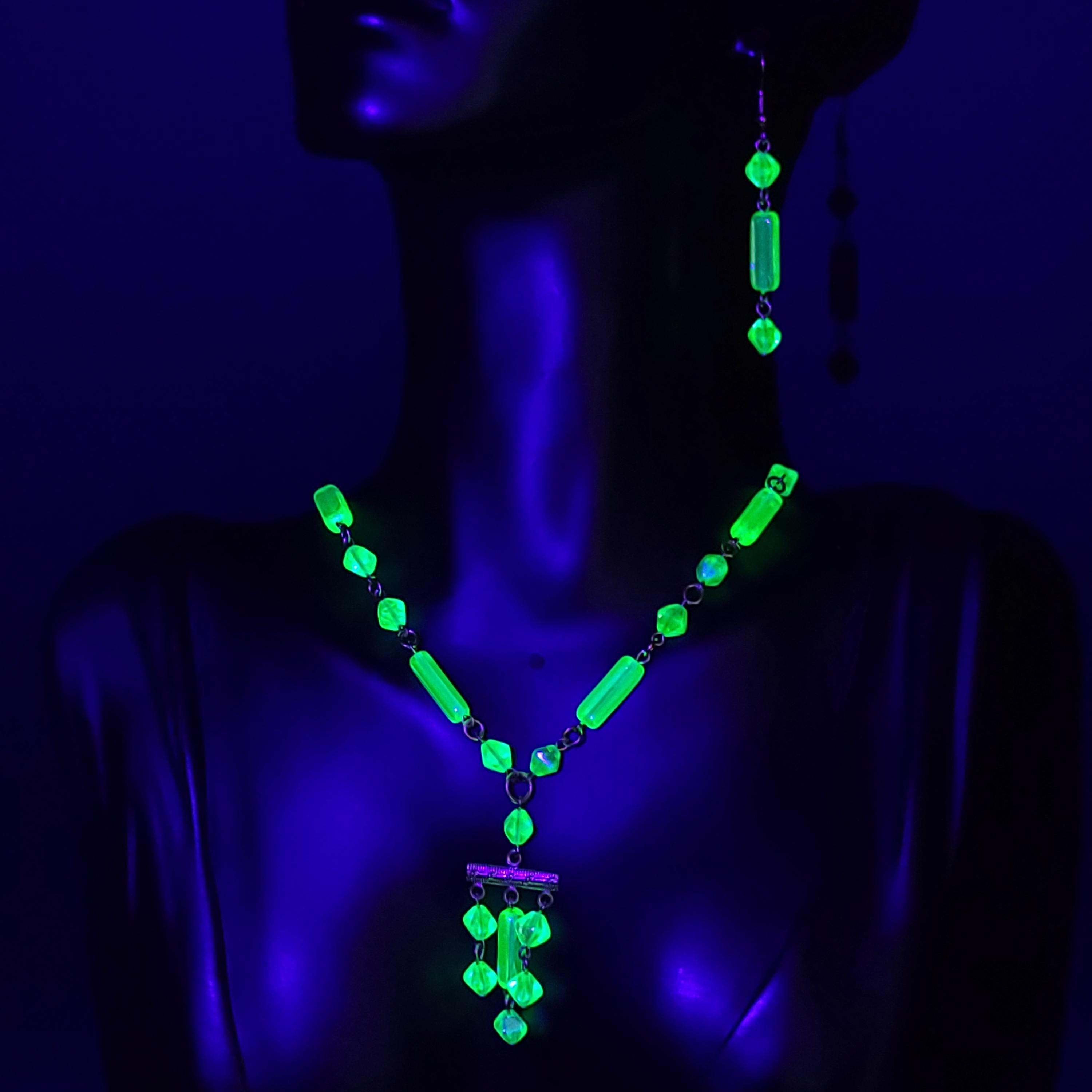 Vintage czech art deco necklace - Etsy 日本