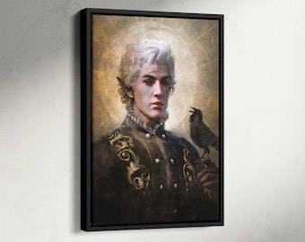 Art mural Astarion, impression Astarion Baldurs Gate, affiche personnage Baldurs Gate, décoration murale jeu vidéo