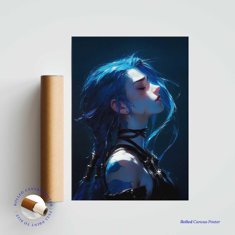 Jinx Wall Art, Arcane Season 2 Poster, Arcane Movie Poster, Jinx Poster ...