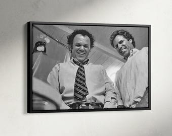 Funny Bathroom Wall Art, Step Brothers Movie Toilet Scene Print, Humor Poster, Will Ferrell and John C. Reilly