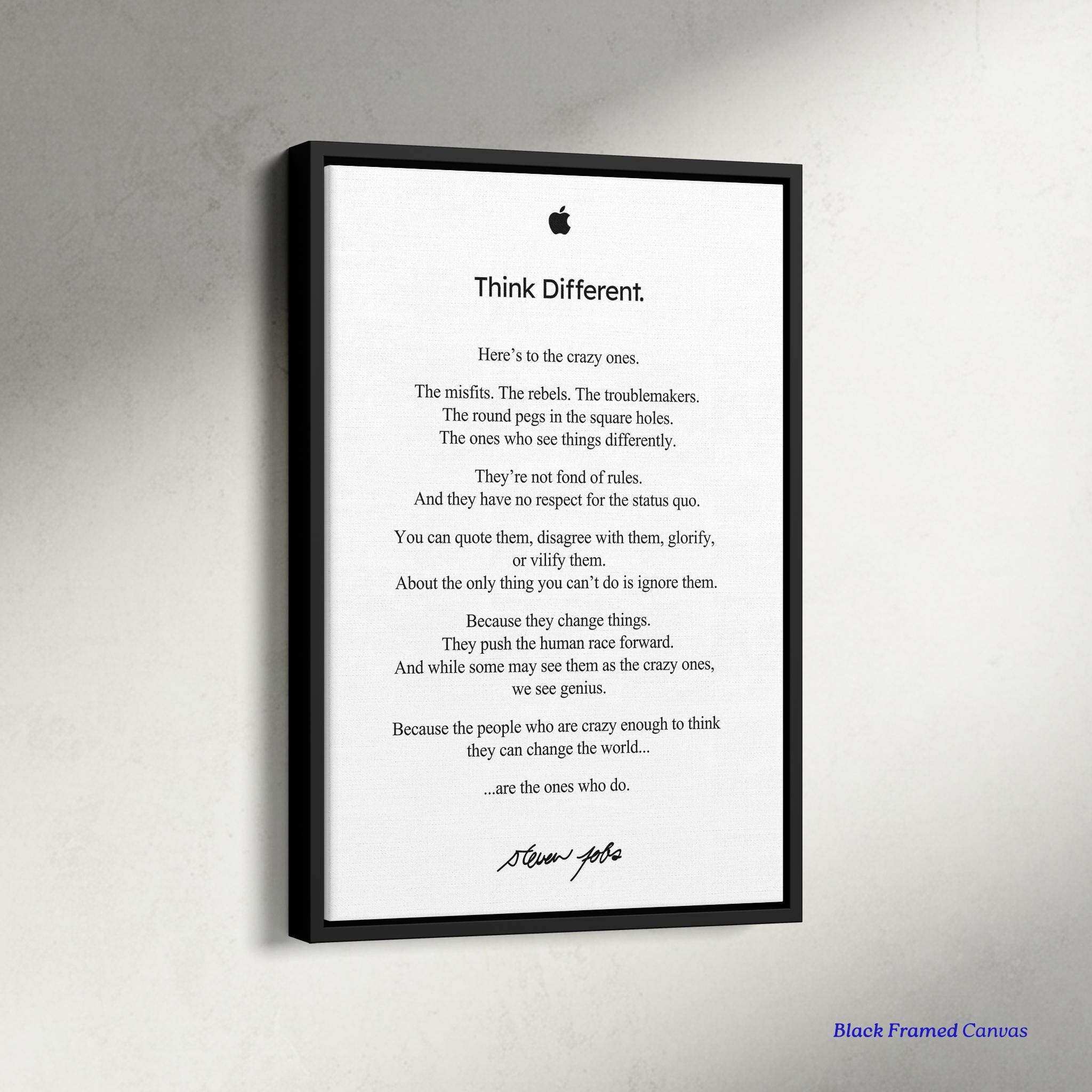 Think different apple poster - Etsy 日本