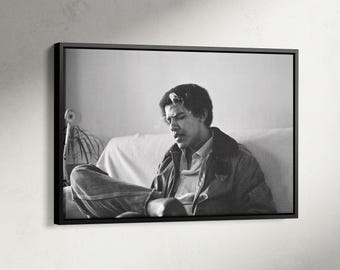 Young Barack Obama Smoke Print, Barack Obama Poster, President of USA, Political Memorabilia Gifts
