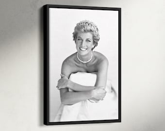 Princess Diana Print, Princess of Wales Poster, Photography Prints, Fashion Wall Art, Feminist Poster