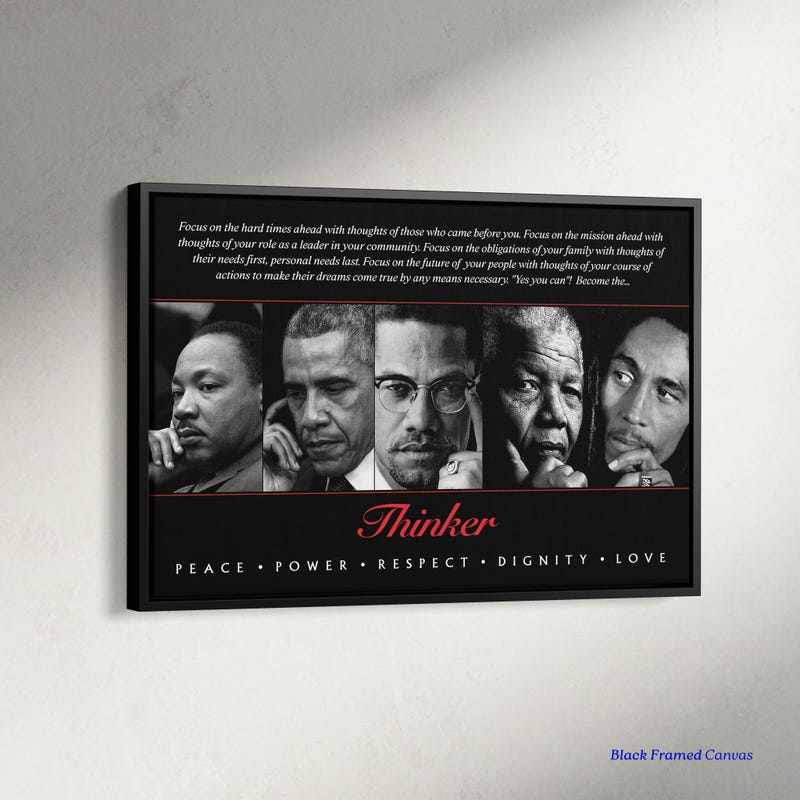 Civil Rights Canvas Poster Malcolm X - Etsy UK