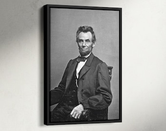 エイブラハム・リンカーンの肖像画、アンティークのアメリカ大統領