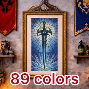 Padrão de ponto cruz Frostmourne «WoW: WotLK»