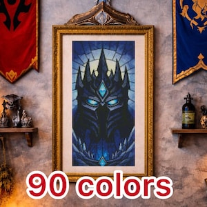 Cross-stitch pattern Helm of Domination «WoW: WotLK»