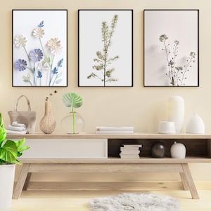 Nursery Wall Flower Decor | Felt Floral Wall Art | Baby Girl Room Decor | Soft Pink Nursery Art | Boho Flower Wall Hanging