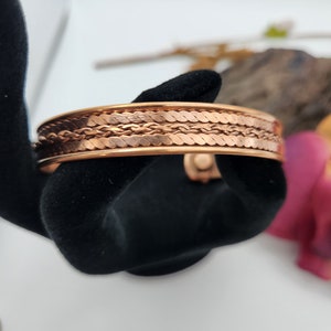 Copper Bangle, Copper Bracelet, Healing Bangle image 3