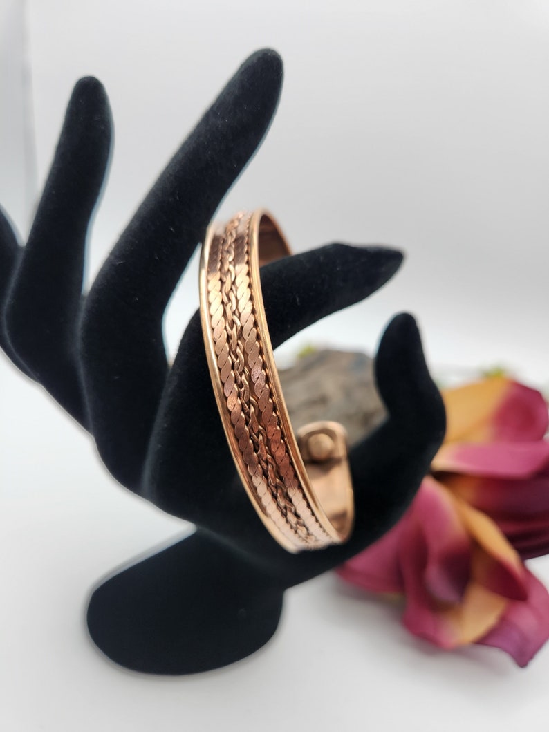 Copper Bangle, Copper Bracelet, Healing Bangle image 4