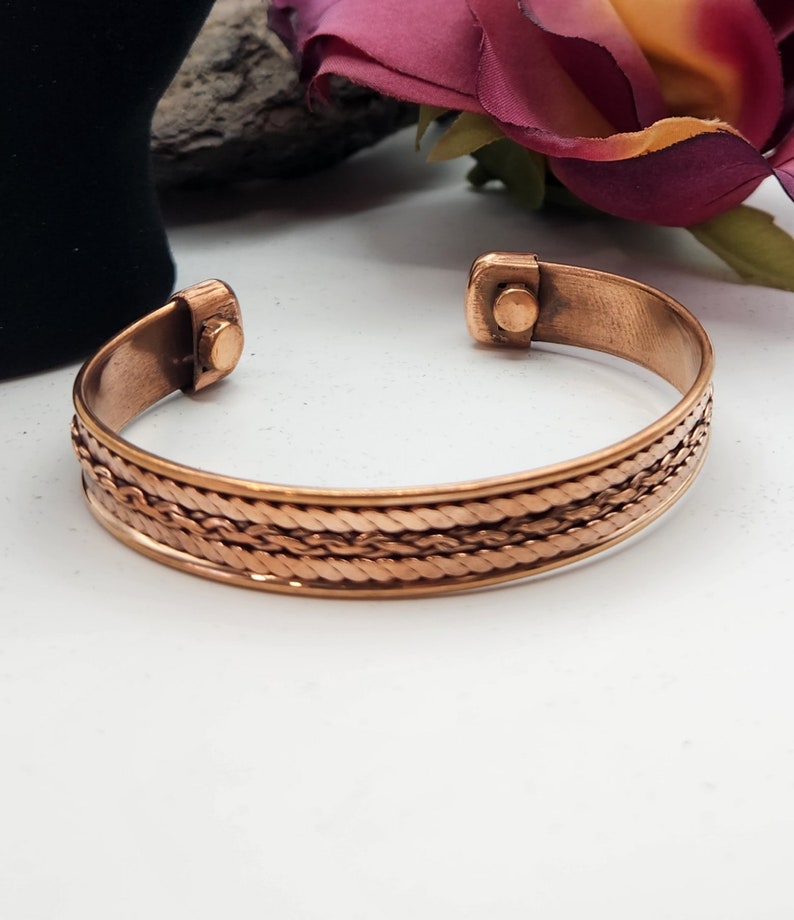 Copper Bangle, Copper Bracelet, Healing Bangle image 1