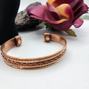 Copper Bangle, Copper Bracelet, Healing Bangle image 6