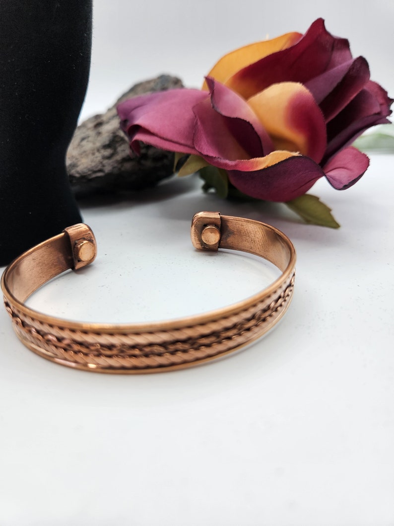 Copper Bangle, Copper Bracelet, Healing Bangle image 6