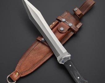 Handmade High Carbon Steel Fantasy Short Sword | Cosplay Display Prop