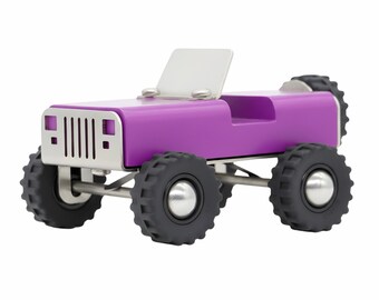 Wooden Truck – Brad 1980 Jeep CJ5, Small Wooden Cars