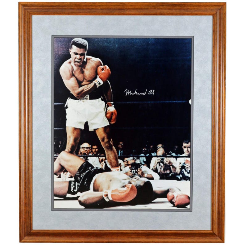 Muhammad Ali Knockout Moment Autographed Photograph - Etsy