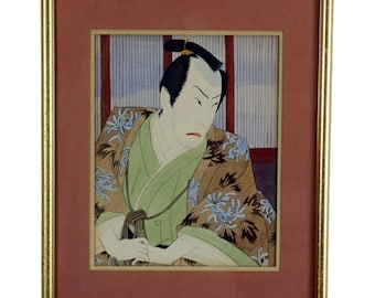 Kabuki Variation #33 Watercolor Gouache by Patric